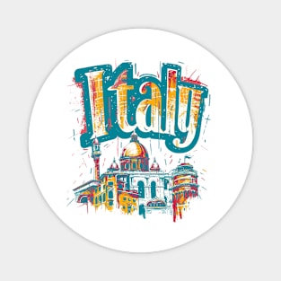 Italy t-shirt Magnet